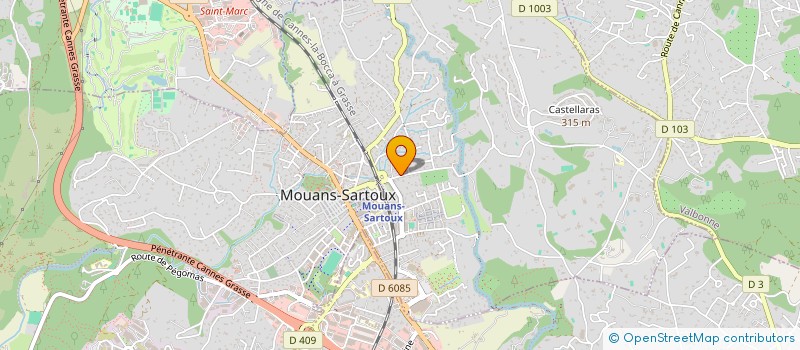localisation de l'entreprise SCI LA MIQUE à MOUANS-SARTOUX