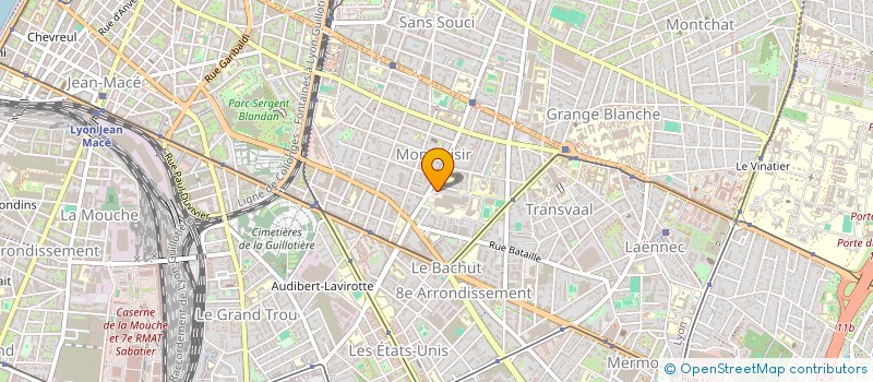 localisation de l'entreprise SCI LA MIRABELLE  LYON