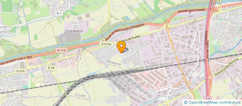 localisation de l'entreprise SCI LA MIRANDE à PERPIGNAN