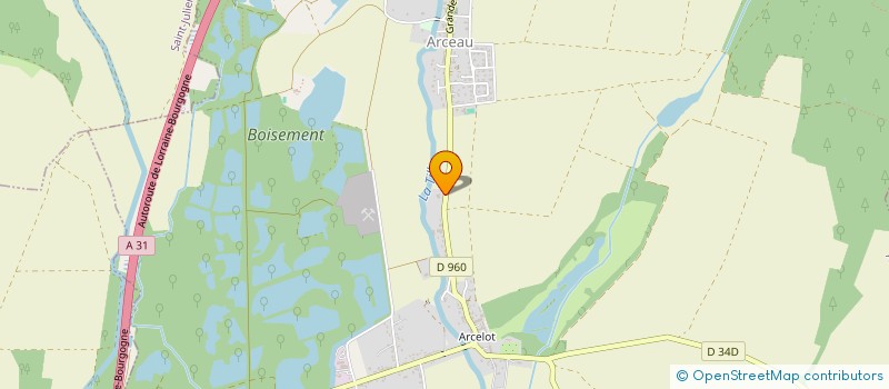 localisation de l'entreprise SCI LA MIRANDIERE  ARCEAU