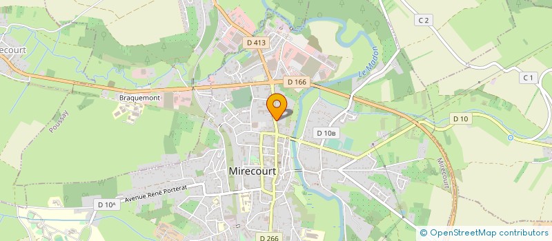 localisation de l'entreprise SCI  LA MIRECURTIENNE D INVESTISSEMENT  MIRECOURT