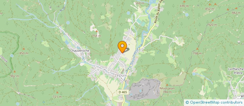 localisation de l'entreprise SCI LA MIREVA  LEPUIX