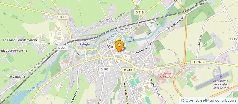localisation de l'entreprise SCI LA MISERICORDE à L'AIGLE
