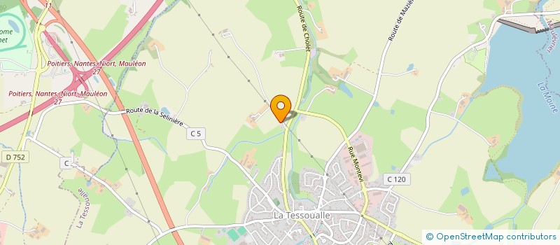 localisation de l'entreprise SCI LA MISSANDIERE  SAINT-CHRISTOPHE-DU-BOIS