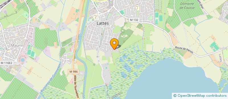 localisation de l'entreprise SCI LA MISSARDIERE  LATTES