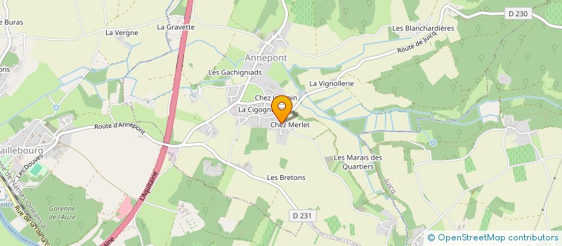 localisation de l'entreprise SCI LA MISSION  ANNEPONT