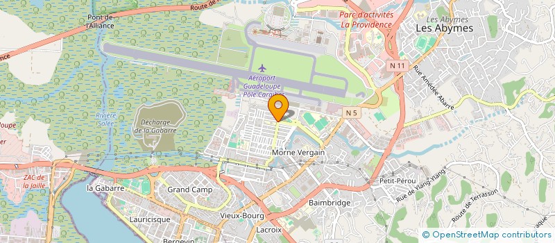 localisation de l'entreprise SCI LA MOBILIERE à LES ABYMES