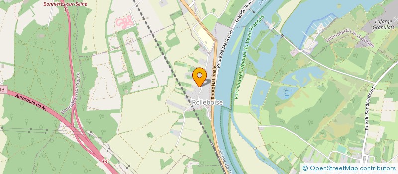 localisation de l'entreprise SCI LA MODESTIE  ROLLEBOISE