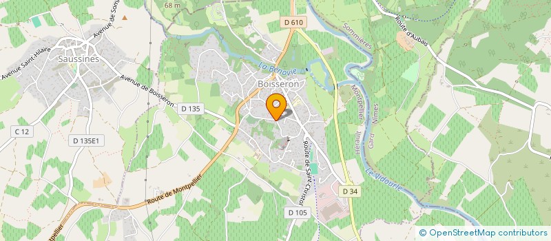 localisation de l'entreprise SCI LA MODISTA  BOISSERON