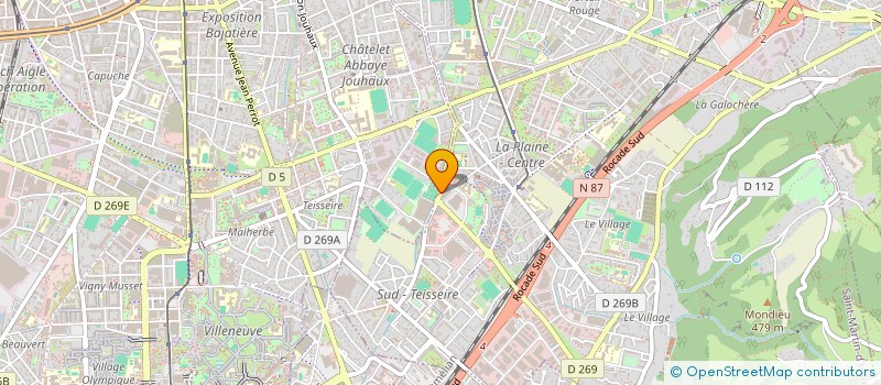 localisation de l'entreprise SCI LA MOGNE  SAINT-MARTIN-D'HERES