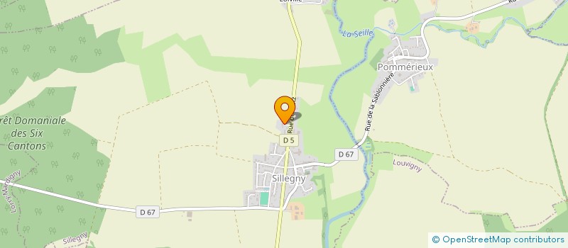 localisation de l'entreprise SCI LA MOISSACAISE  SILLEGNY