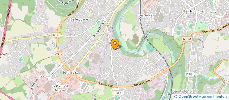 localisation de l'entreprise SCI LA MOLAIRE  SAINT-BENOIT