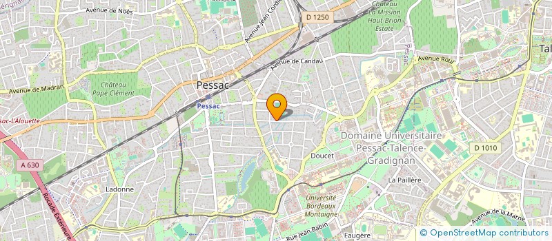 localisation de l'entreprise SCI LA MONDIALE à PESSAC