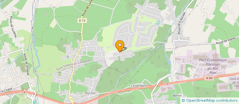 localisation de l'entreprise SCI LA MONERIE  SAINT-SULPICE-ET-CAMEYRAC