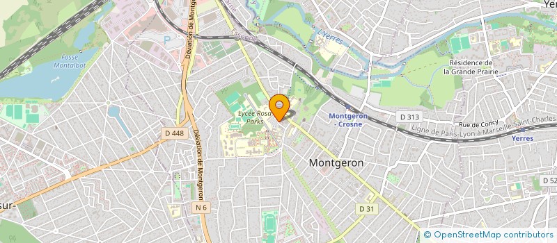 localisation de l'entreprise SCI LA MONGERONNAISE à MONTGERON