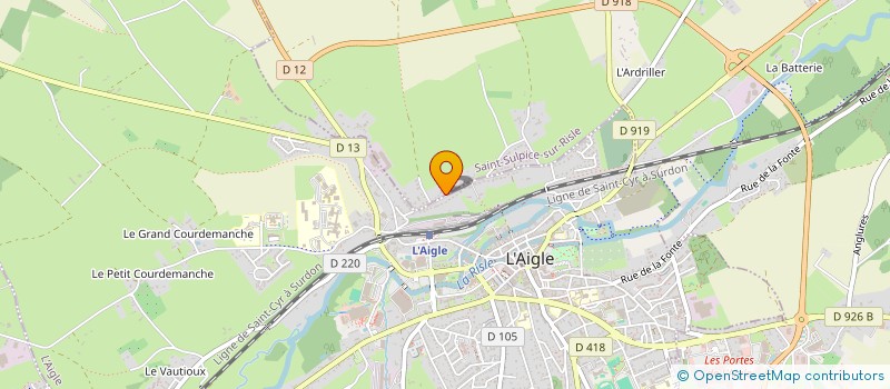 localisation de l'entreprise SCI LA MONNERIE à SAINT-SULPICE-SUR-RISLE