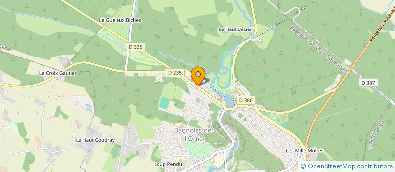 localisation de l'entreprise SCI LA MONT JOIE à BAGNOLES-DE-L'ORNE-NORMANDIE