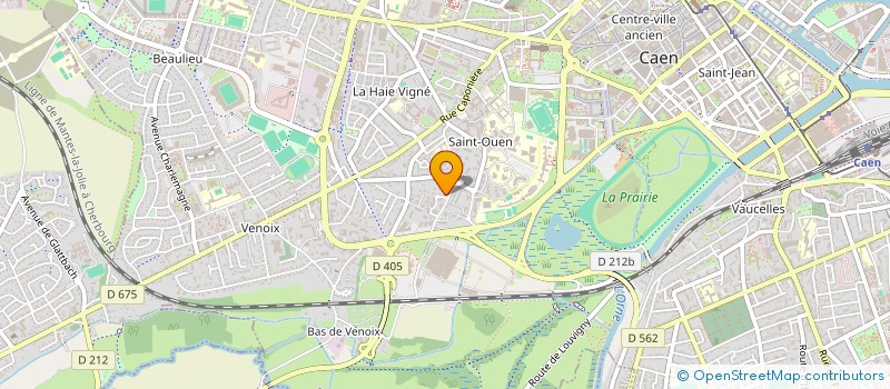 localisation de l'entreprise SCI LA MONTAGNE à CAEN