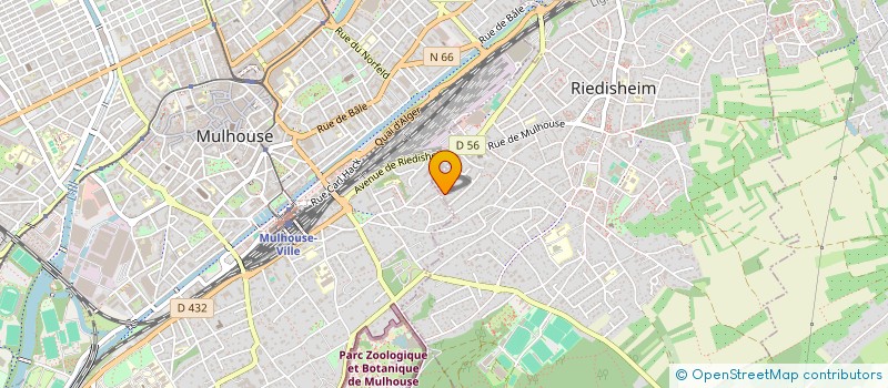 localisation de l'entreprise SCI LA MONTAGNE  RIEDISHEIM