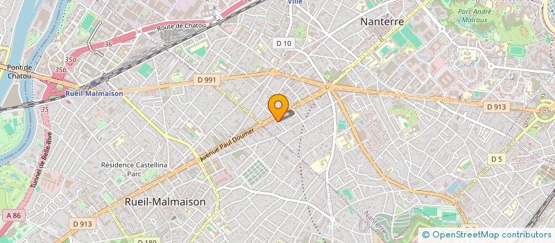 localisation de l'entreprise SCI LA MONTAGNE  NANTERRE