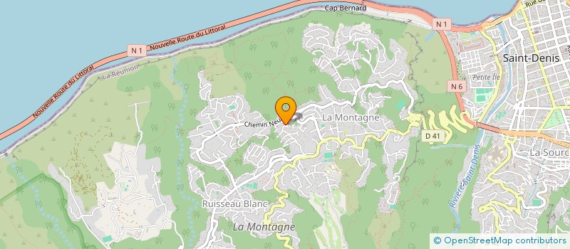 localisation de l'entreprise SCI LA MONTAGNE à SAINT-DENIS
