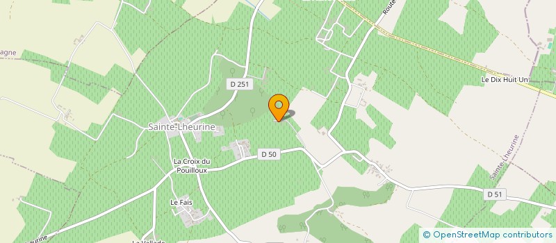 localisation de l'entreprise SCI LA MONTAGNE  SAINTE-LHEURINE