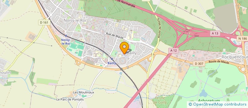 localisation de l'entreprise SCI LA MONTAGNE  BAILLY