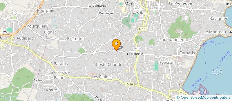 localisation de l'entreprise SCI LA MONTAGNE à LA SEYNE-SUR-MER