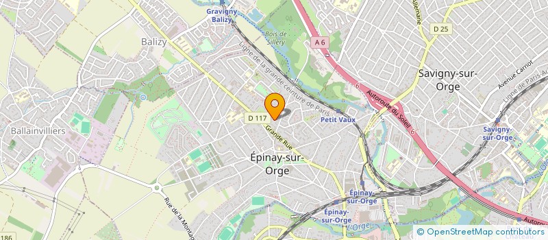 localisation de l'entreprise SCI LA MONTAGNE  EPINAY-SUR-ORGE