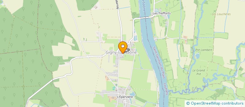 localisation de l'entreprise SCI LA MONTAGNE DE SULLY  NANTON