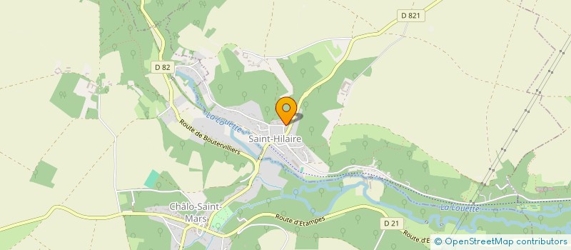 localisation de l'entreprise SCI LA MONTAGNERAIE  SAINT-HILAIRE