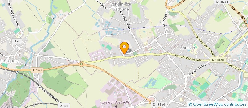 localisation de l'entreprise SCI LA MONTAGNETTE DES CH TIS  VENDIN-LES-BETHUNE