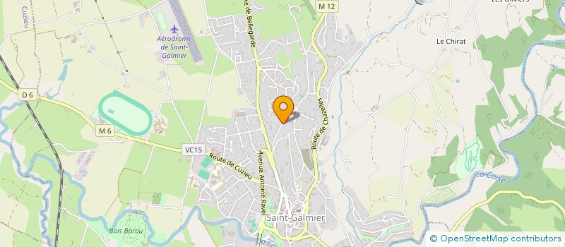 localisation de l'entreprise SCI LA MONTAT  SAINT-GALMIER