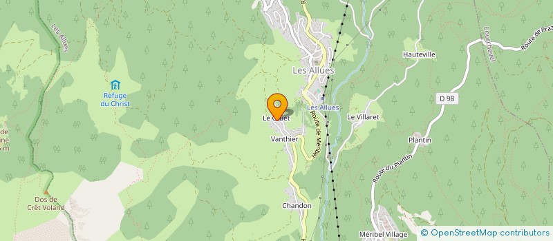 localisation de l'entreprise SCI LA MONTCELOISE à LES ALLUES