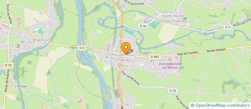 localisation de l'entreprise SCI LA MONTEE  POUILLY-SOUS-CHARLIEU