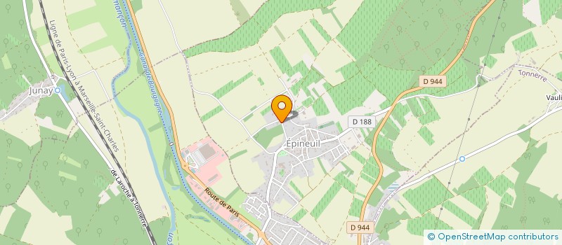 localisation de l'entreprise SCI LA MONTGOLFIERE  EPINEUIL