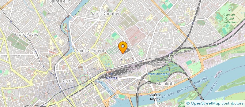 localisation de l'entreprise SCI LA MONTJOYE  NANTES