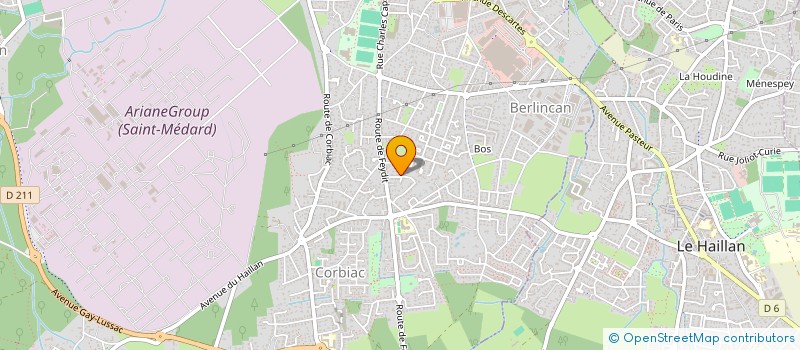 localisation de l'entreprise SCI LA MONTOISE DE CORBIAC  SAINT-MEDARD-EN-JALLES