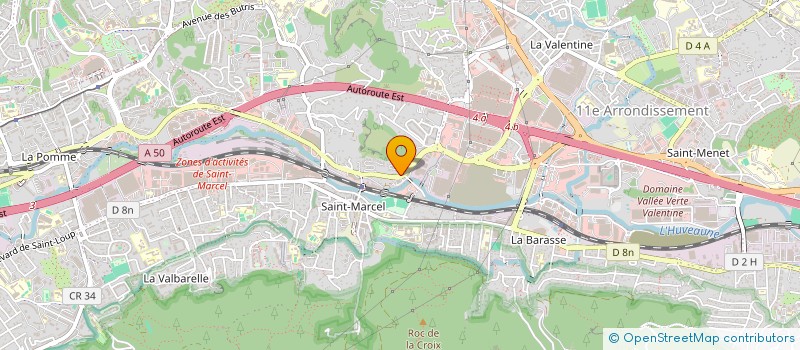 localisation de l'entreprise SCI LA MONTRE à MARSEILLE