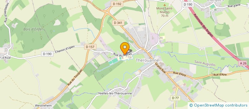 localisation de l'entreprise SCI LA MORAUNIE  THEROUANNE