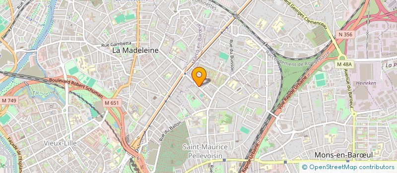 localisation de l'entreprise SCI LA MORDOREE  LILLE