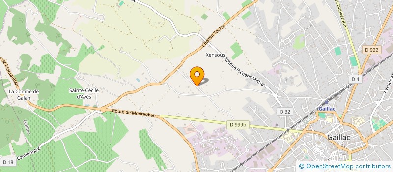 localisation de l'entreprise SCI LA MORDOREE à GAILLAC