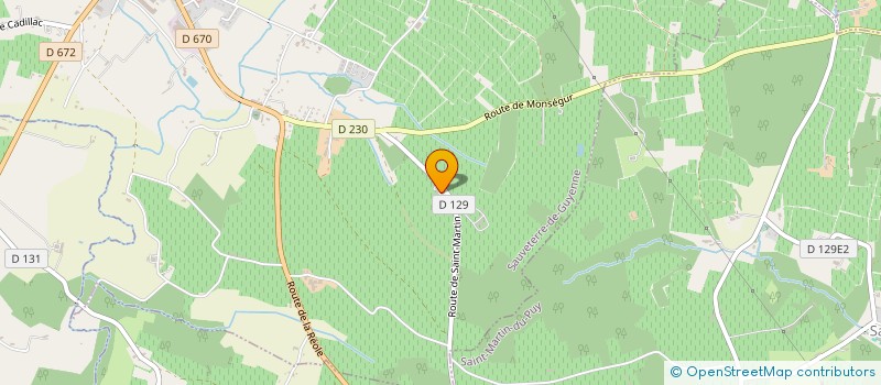 localisation de l'entreprise SCI LA MORDOREE  SAUVETERRE-DE-GUYENNE