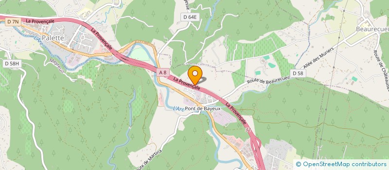 localisation de l'entreprise SCI LA MOREE  MEYREUIL