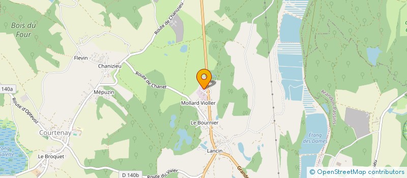 localisation de l'entreprise SCI LA MORESTELLOISE  MORESTEL