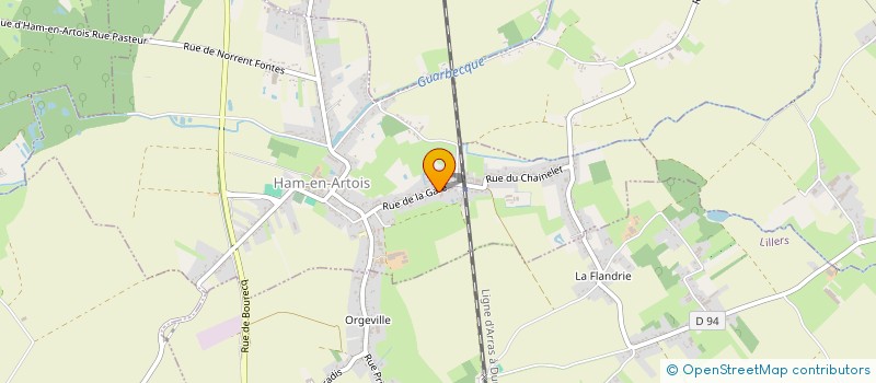 localisation de l'entreprise SCI LA MORINIE  HAM-EN-ARTOIS