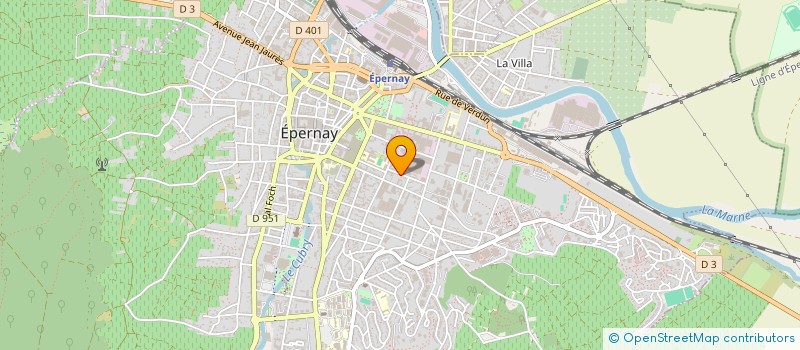 localisation de l'entreprise SCI LA MORINIERE à EPERNAY
