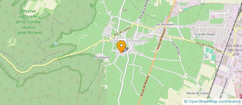 localisation de l'entreprise SCI LA MORISOTTE  GEVREY-CHAMBERTIN