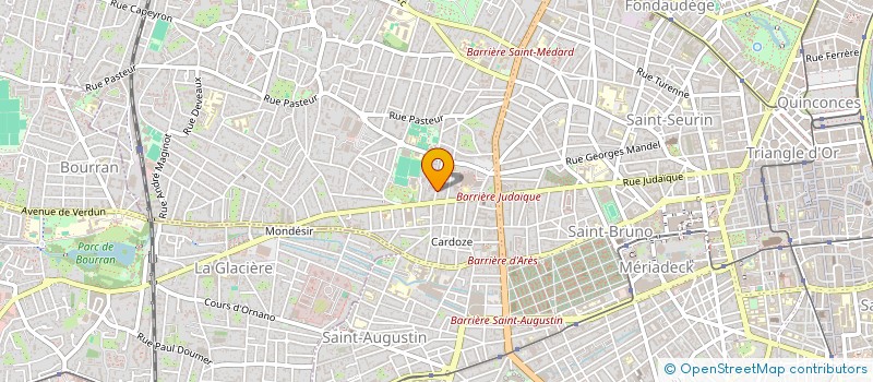 localisation de l'entreprise SCI LA MORTAGNAISE  BORDEAUX