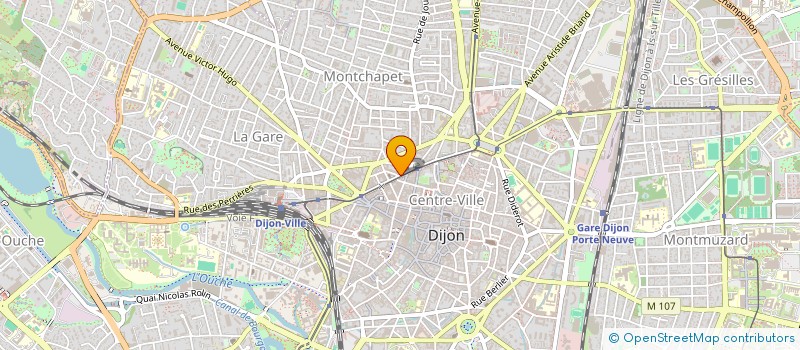 localisation de l'entreprise SCI LA MORVANDELLE à DIJON